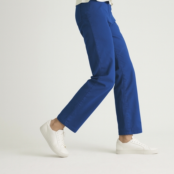 Lacoste, Nuit Royal Blue, Slim Fit, Low Rise Waist, Soft Jeans, Size 34, NWT - Picture 1 of 10